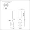 635dbd55cd01479eb90e02186e8bb640 6625/1W MIDCENT ODL25 173 Настенный светильник под латунь/металл/стекло/камень (травертин) IP20 E14 1*E14 40W 220V LOLLA