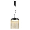 5047/20L L-VISION ODL24 000 черный/светл.янтарный/металл/стекло Подвес LED 20W 4000К 2238Лм PILLARI