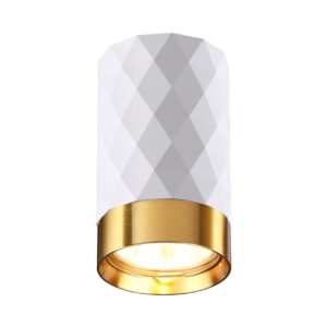 64aa554c609ea793f7aac8f264c4f2e0 4286/1C HIGHTECH ODL22 329 белый/золотистый/металл Потолочный светильник IP20 LED GU10 max 10W AD ASTRUM