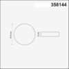 67866cd13620b4669ecbfc26c16d49ae 358144 SPOT NT19 500 белый Встраиваемый светильник IP20 LED 4000K 18W 85 - 265V MON