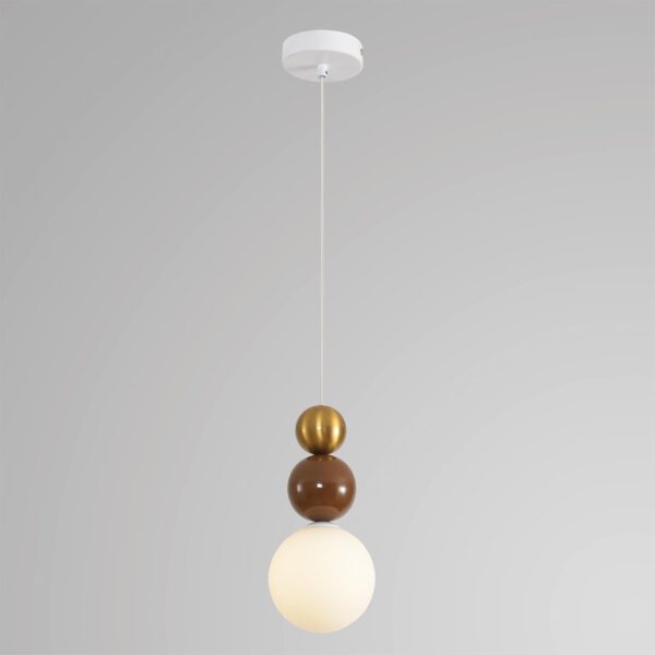 8257/1 SUSPENTIONI LN26 000 золото/коричнеый/белый, металл/стекло Подвес G9 1*20W 220V BONBONES