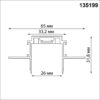 68e00443031a7bc3c26cfb41995efc77 135199 SHINO NT23 172 черный Низковольтный шинопровод для встраиваемого монтажа в ГКЛ 2м IP20 48V SMAL