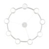 8254/9 COMFI LN26 246 белый металл Светильник подвесной LED GX53 8*7W 220V LUAZANA