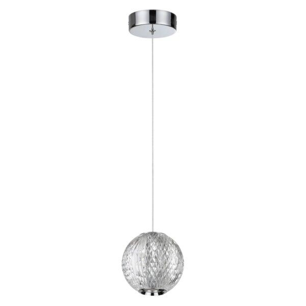 6e2d23af731af990c205744b14f162bf 5007/5LA L-VISION ODL24 567 хром/металл/акрил Подвес LED 5W 4000K 365лм CRYSTAL