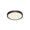7662/18L MITRA LED SN 555 Светильник пластик/белый/черный LED 18Вт 3000/4000K D230 IP40 OMEGA BLACK