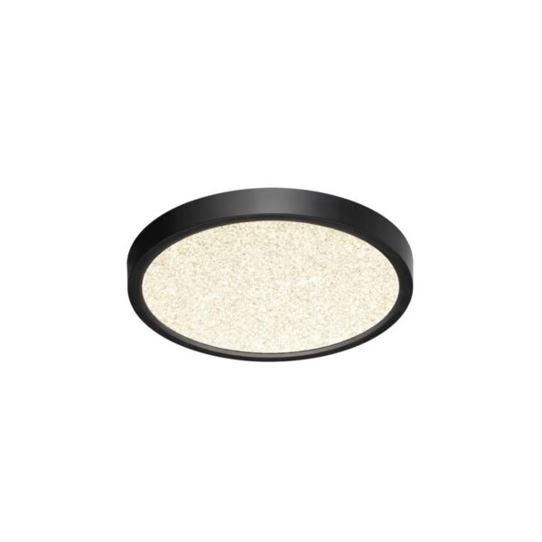 7662/18L MITRA LED SN 555 Светильник пластик/белый/черный LED 18Вт 3000/4000K D230 IP40 OMEGA BLACK