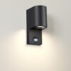6ec9db558103820376bce90083bfa746 4390/1W HIGHTECH ODL23 000 черный/металл/пвх стойкий к УФ излучению Настенный светильник с датчиком движения IP44 LED GU10 14W MOTTO