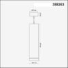 6fcb2eda53c7b4dae0cebd5988093d48 358263 OVER NT19 398 черный Накладной светильник IP20 LED 12W 160-265V ARUM