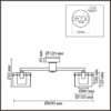 70acbc8041aee5191912c3792b854bfa 8261/5C MODERNI LN26 135 металл/стекло, хром/прозрачный Люстра потолочная E14 5*40W 220V VERDI