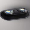 7164a7cb07b5ec0ca2ca32db43018c87 370841 SPOT NT22 516 черный Светильник встраиваемый IP20 GU10 2*50W 220V CLOUD