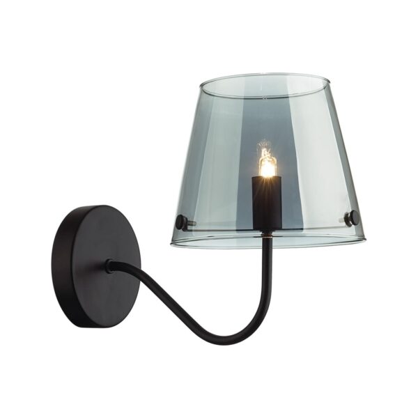 6570/1W MODERNI LN26 212 черный/дымчатый/металл/стекло Бра G9 1*20W 220V SMOKY