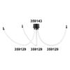 359129 KONST NT23 068 черный Светильник светодиодный IP20 LED 4000K 14W 170-265V 1400Лм RAMO