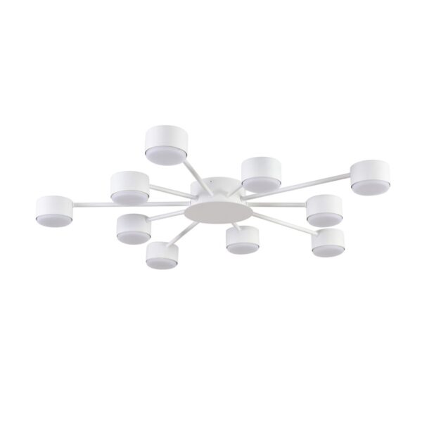 72b0636dda4f5d7bcaf37b0046fe606a 8343/10C COMFI LN26 252 белый, металл Люстра GX53 LED 10*7W 220V TORINA