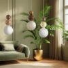 8257/1 SUSPENTIONI LN26 000 золото/коричнеый/белый, металл/стекло Подвес G9 1*20W 220V BONBONES