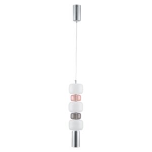 774788224a5fb929fa766aba3afb7cd0 6505/1A SUSPENTIONI LN26 385 хром, розовый, белый Подвес GU10 50W 220V VERONA