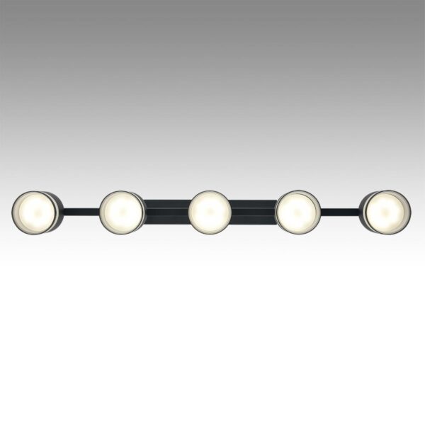 7a94a26a19df781ddd162a7022db47e5 8240/5 COMFI LN26 240 черный, металл/акрил Светильник подвесной LED GX53 5*7W 220V LANIKA