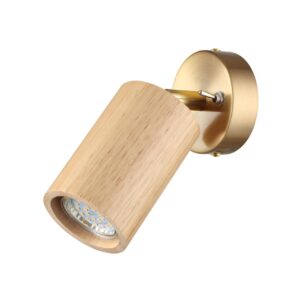 7ad23f8ee651d7332e622cbb7b06ef2d 7061/1W MINIMA ODL25 217 Настенный светильник светлое дерево/металл с выкл. IP20 GU10 LED 7W 220V CAUCHO