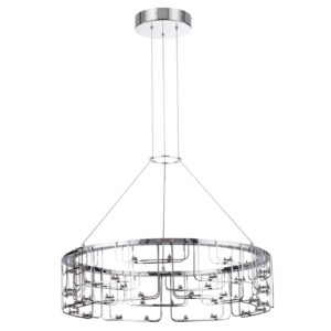 7c1aa4db54da465759c1b6fbc09ef525 7059/44L HIGHTECH ODL26 287 Подвесной светильник нерж/сталь хром IP20 LED 44W 3960Лм 3000K 220V ZAHA