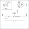 7c3dd009ba89505487455edbca483f6a 5659/99CL LEDIO LN26 351 белый, хром Люстра потолочная LED 108W 3000/4000/6000К 220V MIKA