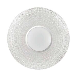 7c9a4f433ee02c2a0315706f6b25f001 2048/DL PALE SN 000 Светильник пластик/белый/прозрачный/хром LED 48Вт 3000-6300K D420 IP43 пульт ДУ VISMA