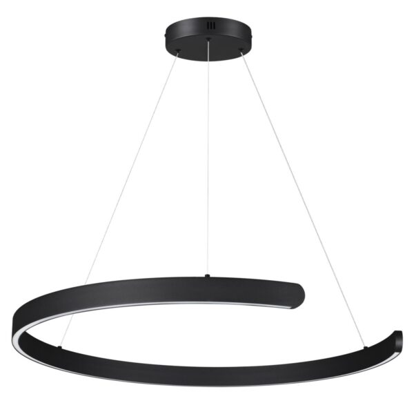 7eb2dd9dd6622d03ea5fd7365b1166ad 6534/57L LEDIO LN26 265 чёрный Светильник подвесной LED 57W 3000/4000/6000К 220V INDIE