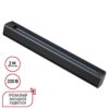 7f83cbe6f4b94a7836e586d1c30656fe 135238 PORT NT24 256 черный Трехфазный (четырехжильный) шинопровод 2м, в комплекте заглушки 2шт IP20 220V