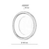 8026292ef10f09cf44033e08f3ba3076 7778/DLN COLOR SN 112 Светильник пластик/белый/розовый LED 48Вт 3000/4000/6000К D400 IP43 CCT PORTMAN