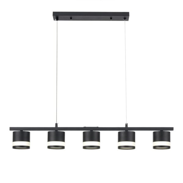 80972654be67d60ad87bd2090a17e1f3 8240/5 COMFI LN26 240 черный, металл/акрил Светильник подвесной LED GX53 5*7W 220V LANIKA