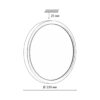 8100fc70c34aa4aaf446b690a9fa8b79 7659/18L MITRA LED SN 551 Светильник пластик/белый LED 18Вт 3000/4000K D230 IP40 ALFA WHITE