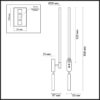 821fa62e9c435b249fa7b6046be7266a 5681/9WL LEDIO LN26 443 белый Настенный светильник LED 11W 3000K 220V FERRIS