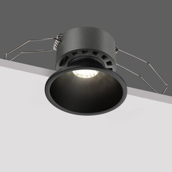 828db6dc123e368ab3384e247ee41dd6 359849 WIR NT25 506 черный Светильник встраиваемый с переключателем цв. температуры IP20 LED 7W 220-240V 2700К3200К4000К NOVA
