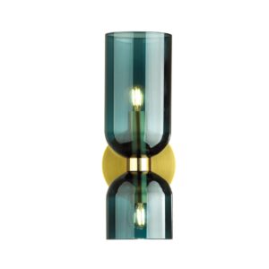 82a175b3be619cb680f0c967cb403829 4803/2W MIDCENT ODL21 539 бронзовый/синий Бра с выкл. E14 2*60W ORINOCO
