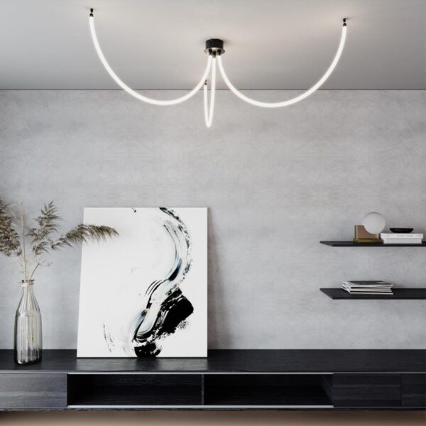 359129 KONST NT23 068 черный Светильник светодиодный IP20 LED 4000K 14W 170-265V 1400Лм RAMO