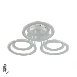 887a03eb209bee60a5129f3f72ca85ef 8028/80CL LEDIO LN25 000 белый, металл/акрил Потолочный светильник с ПДУ LED 80W 3000-6000К 220V OSAKA