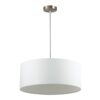 88c7dc4c083fc377178e6cd4b62e3aaf 3745/3 MODERNI LN26 526 никель/белый, металл/текстиль Подвес E27 3*60W 220V NIKKI