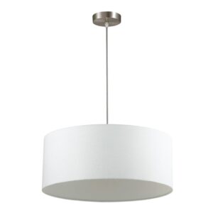 88c7dc4c083fc377178e6cd4b62e3aaf 3745/3 MODERNI LN26 526 никель/белый, металл/текстиль Подвес E27 3*60W 220V NIKKI