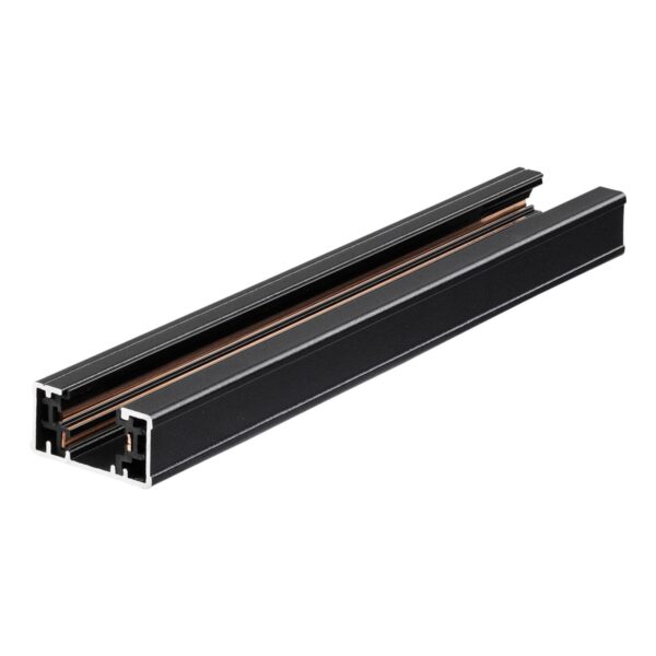 89809cf150582e5c571bdf2761b89d05 135001 PORT NT18 208 черный Однофазный трехжильный шинопровод с токопроводом и заглушкой, 1м IP20 220V