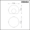 89d30396e6d8ef2c476c15d136f467fa 358464 STREET NT20 738 темно-серый Ландшафтный настенный св-ник IP54 LED 4000K 12W 85-265V CALLE