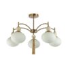 8272/5C NEOCLASSI LN26 040 латунь/бежевый/белый, металл/керамика/стекло Люстра потолочная Е14 5*40W 220V GLORIYA