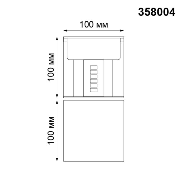 358004 STREET NT19 744 темно-серый Ландшафтный светильник IP54 LED 3000К 2*3W 85-265V KAIMAS