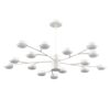 8265/15 COMFI LN26 233 металл/металл белый/белый Люстра GX53 LED 15*7W 220V TORINA
