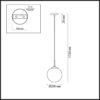 6509/1B SUSPENTIONI LN26 409 золотой Подвес E27 1*60W 220V SUMMER