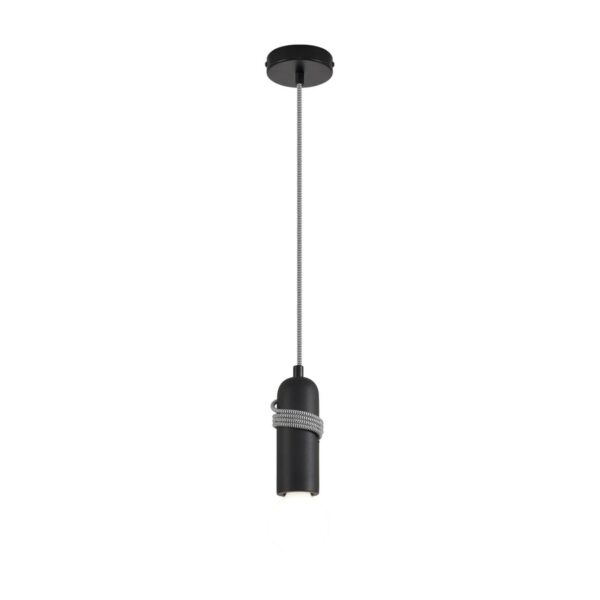 8364/1A ECO LN26 330 черный, металл/бетон Подвес E27 LED 10W 220V TESLA