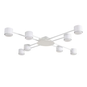 8e76eb0be0007fe0ccd4d4ea2ad1104f 8305/8C COMFI LN26 238 белый, металл/акрил Светильник потолочный GX53 LED 8*7W 220V BENUA