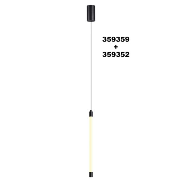 359352 KONST NT24 050 черный Светильник линейный светодиодный IP20 LED 6W 170-265V 4000K 480Лм VITZ