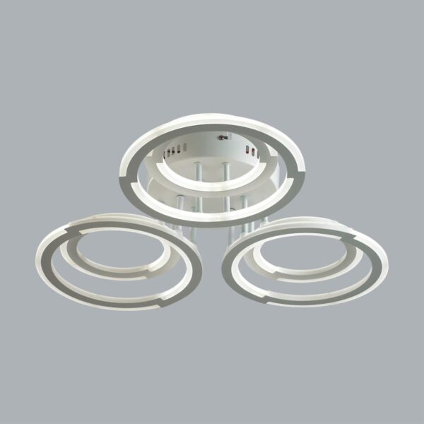 8028/80CL LEDIO LN25 000 белый, металл/акрил Потолочный светильник с ПДУ LED 80W 3000-6000К 220V OSAKA