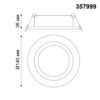 920644563cf8dc9edcd7e6ab98e09884 357999 SPOT NT19 460 белый Встраиваемый поворотный светильник IP20 LED 3000К 15W 85-265V STERN