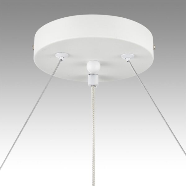 8254/9 COMFI LN26 246 белый металл Светильник подвесной LED GX53 8*7W 220V LUAZANA