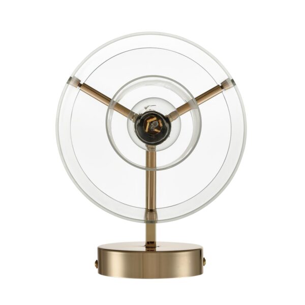952c18bc0315edd18535dcbfc2302428 6587/1W MODERNI LN26 133 золото/прозрачный, металл/стекло Бра E14 1*40W 220V VERDI