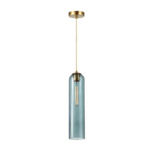 9730a1ed1fbdd86f6f8f949403a48f90 4641/1 PENDANT ODL20 407 золотой/синий Подвес E27 60W 220V VOSTI